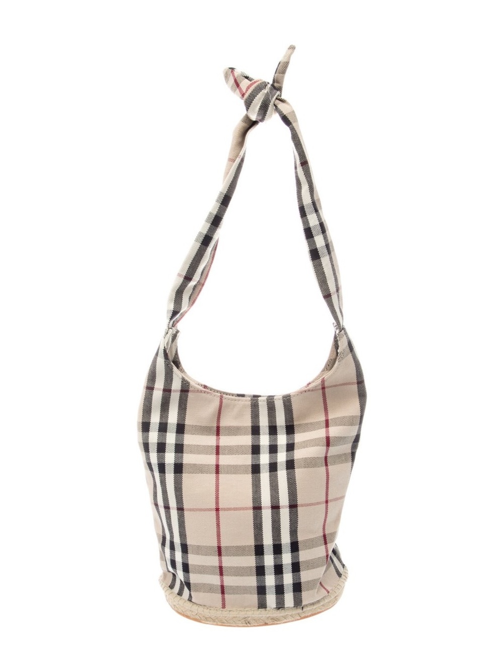 BURBERRY Nova Check HOBO Bag